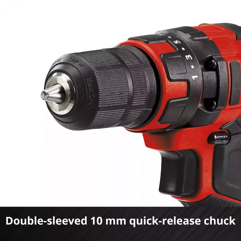 Berbequim com punho de pistola Einhell TC-CD 18/35 Li - Solo, 550 RPM, 1 cm de bucha