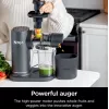 NINJA Cold Press Juicer | Neverclog JC151EU | tipo extrator de sumo a frio | cinzento | 150 W | número de velocidades 1