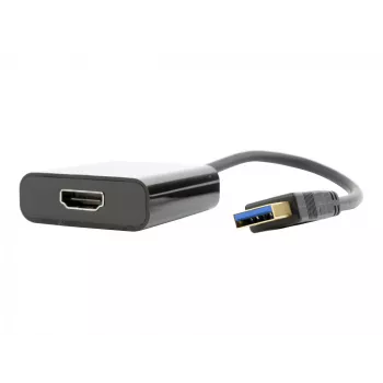 Adaptador gráfico USB GEMBIRD A-USB3-HDMI-02, saída HDMI, até 1920x1080, preto, 36 g