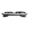 Camry CR 6511 fogão independente preto, aço inoxidável elétrico