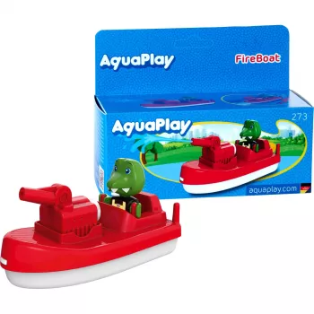 FireBoat, veículo de brincar vermelho/branco