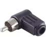 Ficha RCA (Cinch) em ângulo reto ShiverPeaks 51410-S – ficha de áudio/vídeo em ângulo reto