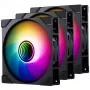 Ventoinha de caixa PHANTEKS M25G2-140 D-RGB Reverse Blade 140mm pack de 3 Preta