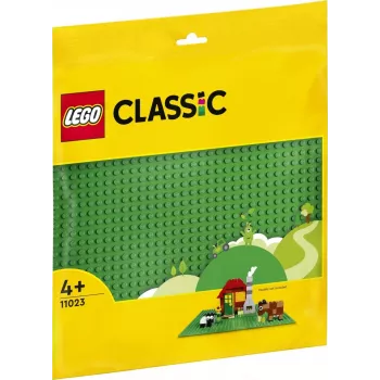 LEGO 11023 Classic Placa de base verde quadrada 32x32 pinos construção relva base de construção e exposição conjunto individual