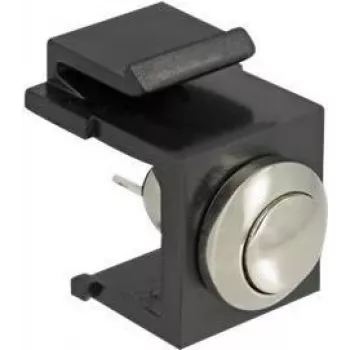 Conector de cabo Keystone DeLOCK 86402 LED preto aço inoxidável