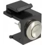 Conector de cabo Keystone DeLOCK 86402 LED preto aço inoxidável