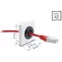 Passa-cabos DELOCK Easy 91072, passagem de mesa redonda 16 mm de diâmetro