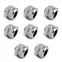 Conector XSPC G1/4 para tubo rígido de 14mm, cromado - 8 unidades