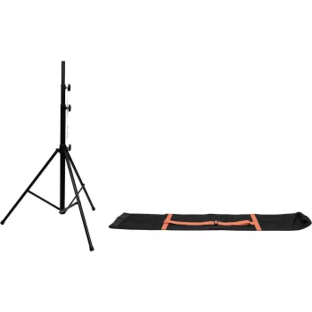Conjunto de suporte de iluminação EUROLITE LS-1 (aço) com bolsa de transporte