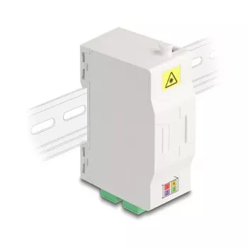 Caixa de ligação de fibra ótica DeLOCK 88097 SC simplex branca