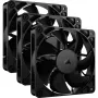 Ventoinha Corsair RS120 12 cm preta 420-2100 RPM 3 unid.