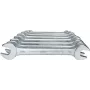 Gedore 6077380 conjunto de chaves de bocas duplas, 8 un., 6-17 mm, DIN 3110