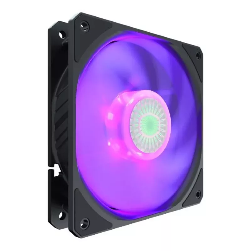Cooler Master SickleFlow 120 RGB MFX-B2DN-18NPC-R1 ventoinha de caixa de 120 mm, 4 pinos, rolamento Rifle, 650-1800 RPM, 8-27 dBA