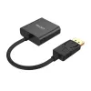 Adaptador UNITEK Y-5118E DisplayPort para VGA preto macho