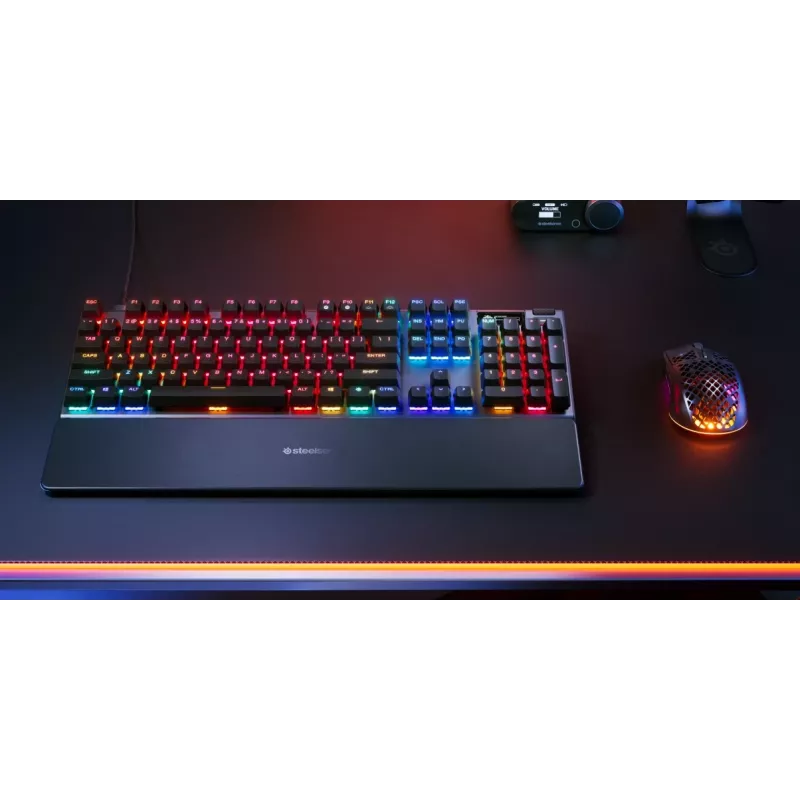 Teclado Steelseries APEX PRO GEN 3 gaming USB QWERTY UK English preto