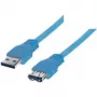 Cabo USB ShiverPeaks 1,8 m USB 3.2 Gen 1 USB A azul