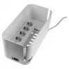 Extensão elétrica RealPower PowerBox 522 1,5 m 5 tomadas AC Interior Branco