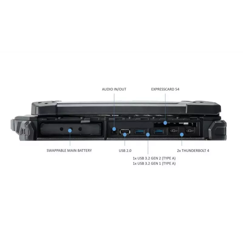 Portátil Z14G3 CU5-125U 14T 16GB/256GB Z4K1Q2JEJBXX Durabook