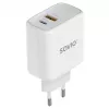 Carregador para dispositivos móveis Savio LA-12 Universal Branco AC Carregamento rápido Interior