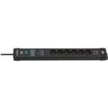 Extensão de alimentação Brennenstuhl Premium-Line 6 tomadas 3,0 m cabo 2x USB