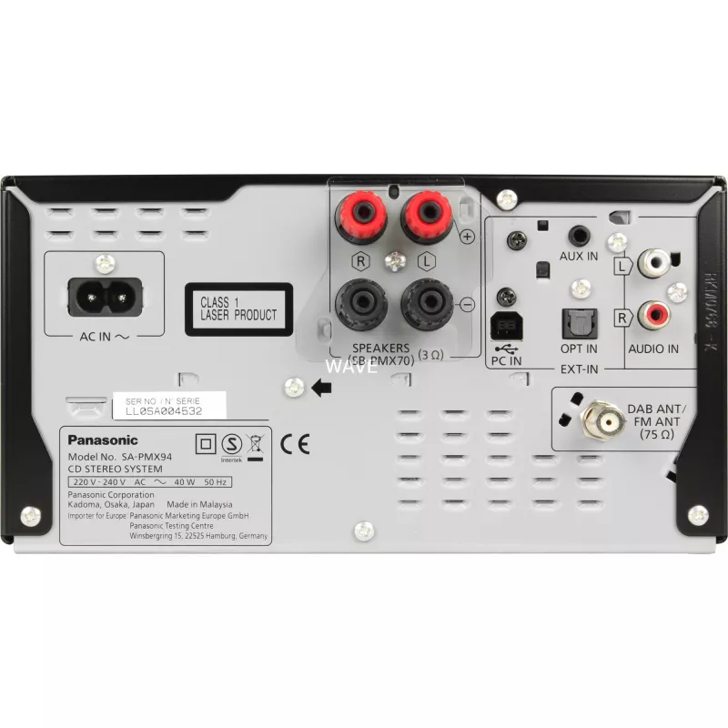 Minissistema de áudio doméstico Panasonic SC-PMX94