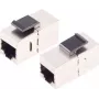 Módulo Keystone ShiverPeaks S/CONN 08-10010 plano prateado RJ-45 24 unid.