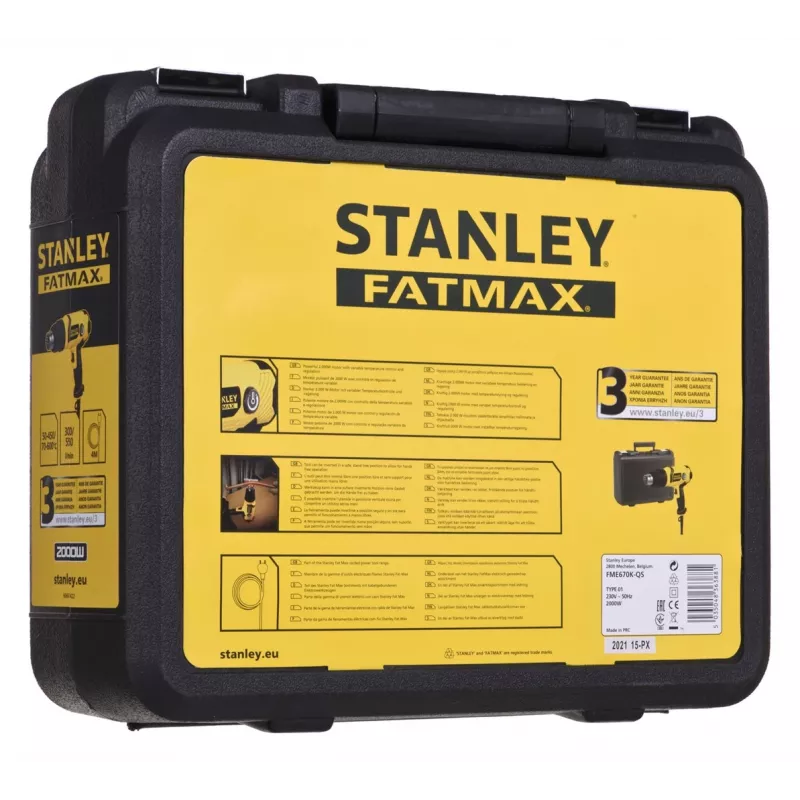 Pistola de ar quente Stanley 2000W FME670K-QS