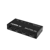 Divisor de vídeo HDMI SAVIO CL-42 — 2 saídas HDMI, 1920x1080, cor de 36 bits, caixa metálica, 5V/1A