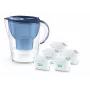 Jarra com filtro de água BRITA Marella XL com 5 cartuchos MAXTRA PRO, azul