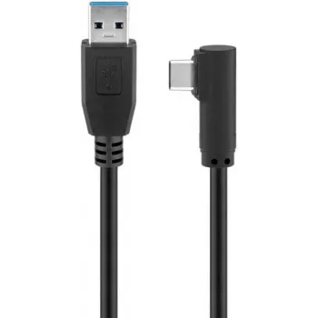Cabo USB Microconnect USB3.1CA1A USB 3.2 Gen 1 (3.1 Gen 1) 1 m USB A USB C preto