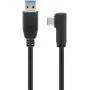 Cabo USB Microconnect USB3.1CA1A USB 3.2 Gen 1 (3.1 Gen 1) 1 m USB A USB C preto