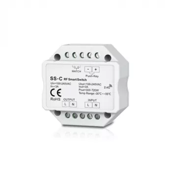 Controlador SS-C de um canal 230V sem função de dimmer + botão