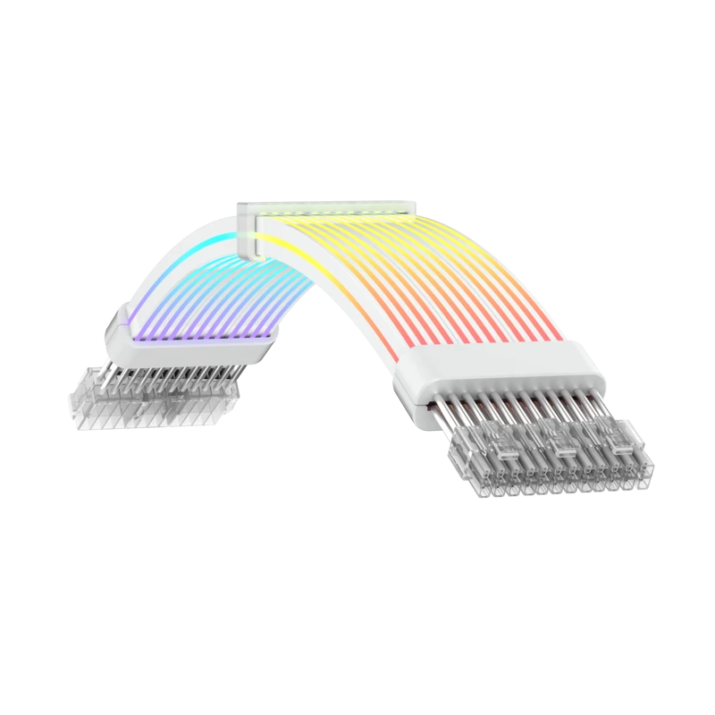 Gamemax cabo de extensão da fonte de alimentação VGA 3x8PIN-W, branco