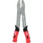 Ferramenta de cravar KS Tools 115.1231, 220 mm – para terminais isolados e não isolados