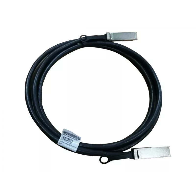 HPE - Cabo de cobre de ligação direta X240 - Cabo de ligação direta 100GBase - QSFP28 (M) a QSFP28 (M) 3 m