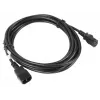 Cabo de alimentação Lanberg C13-C14 VDE, 5 m distribuidor de energia (ca-c13e-11cc-0050-bk)