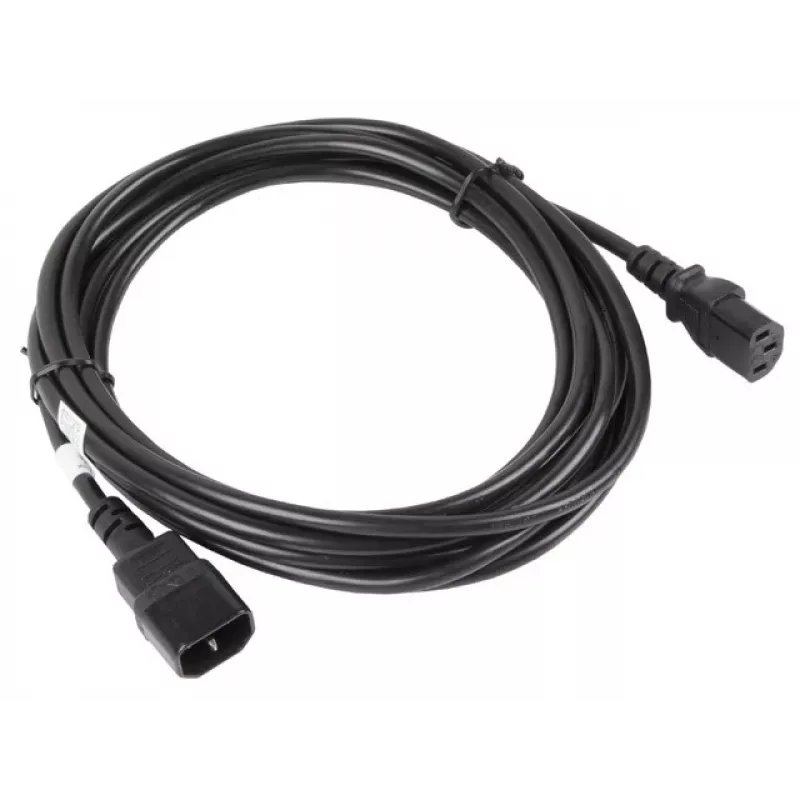 Cabo de alimentação Lanberg C13-C14 VDE, 5 m distribuidor de energia (ca-c13e-11cc-0050-bk)