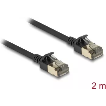 Cabo de rede DeLOCK RJ45 Cat.8.1 2 m preto