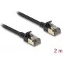 Cabo de rede DeLOCK RJ45 Cat.8.1 2 m preto