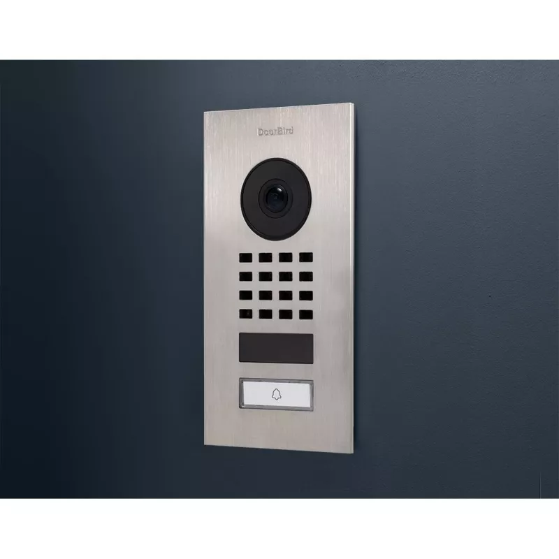 Intercomunicador de vídeo DoorBird D1101V aço inoxidável 1080p IR