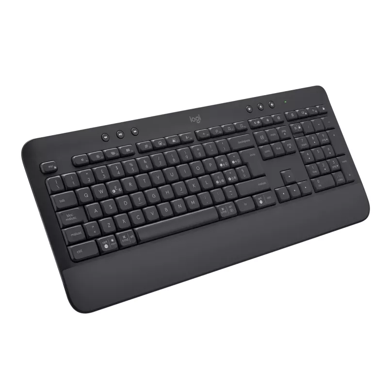 Logitech Signature - teclado - sem fios - Bluetooth 5.1 - QWERTY - italiano - grafite (920-010915)