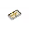 Tomada Extralink CAT6 STP, conector pass-through, prateado