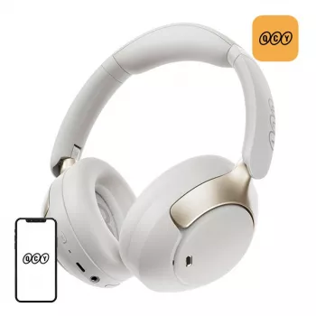 Auscultadores QCY H3 Pro (branco)