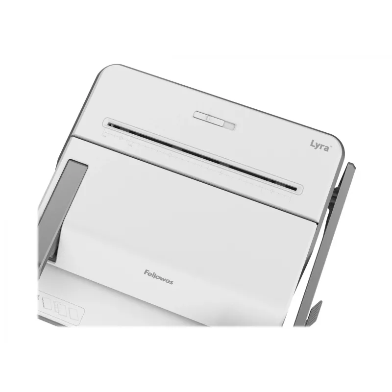 Fellowes Encadernadora multifunções 3 em 1 Lyra, branco/prateado Encadernar, agrafar e perfurar num só aparelho, para formato DIN A4/ - 1 unid. (5603101)