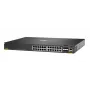 Hewlett Packard Enterprise HPE Aruba Networking CX 6200F 24G 4SFP+ switch - switch - distância máx. de empilhamento 10 km - L3 - gerido - 24 x 10/100/1000 + 4 x 100/1000/10G SFP+ - frontal