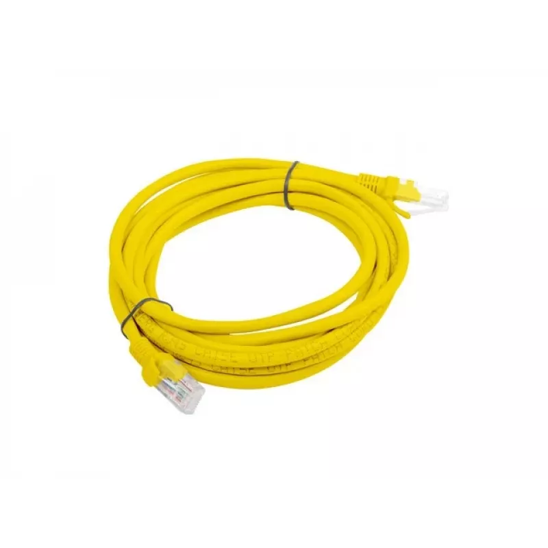 Lanberg PCU5-20CC-0300-Y Cabo patch Cat.5e U/UTP, 3 m, Amarelo, pack de 10