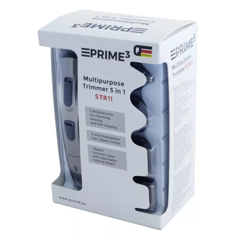 Máquina de cortar cabelo PRIME3 STR11 preto cinzento