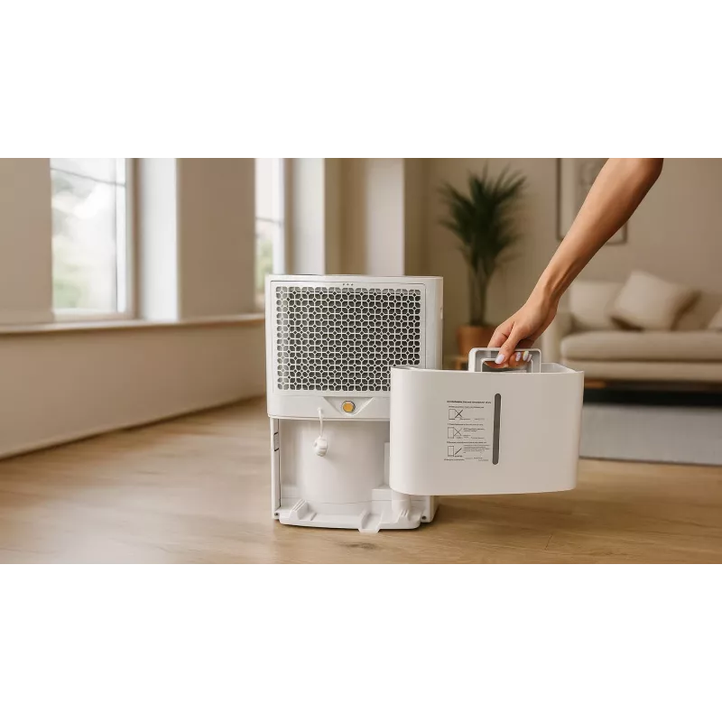 Desumidificador BLAUPUNKT ADH801 — 20 l/dia (máx. 36 l/24h), depósito de 4,2 l, 600 W, R290, visor LED