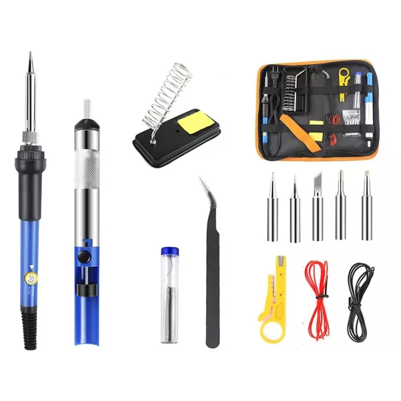 Conjunto de ferro de soldar Extralink 80W 220-480°C