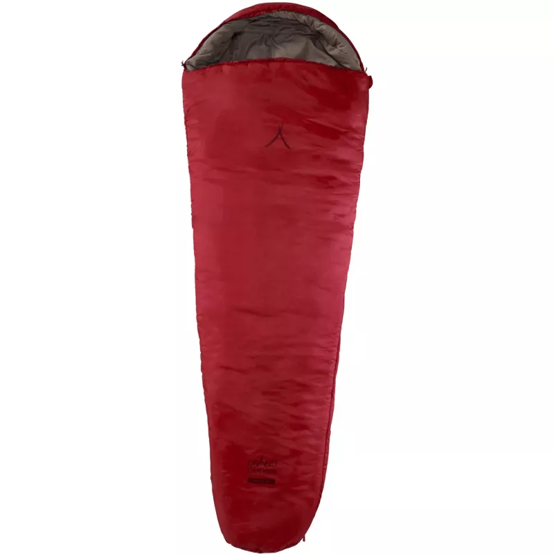 Saco-cama Grand Canyon KANSAS 190 vermelho — modelo leve para 3 estações